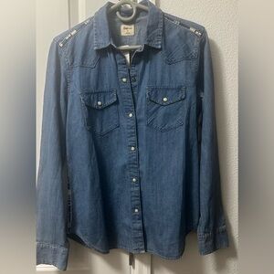 GAP Light Blue Denim Shirt